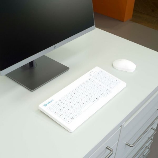 Afbeeldingen van Purekeys compact toetsenbord Cleanroom