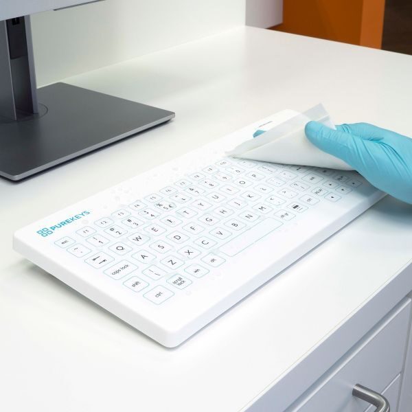 Afbeeldingen van Purekeys compact toetsenbord Cleanroom